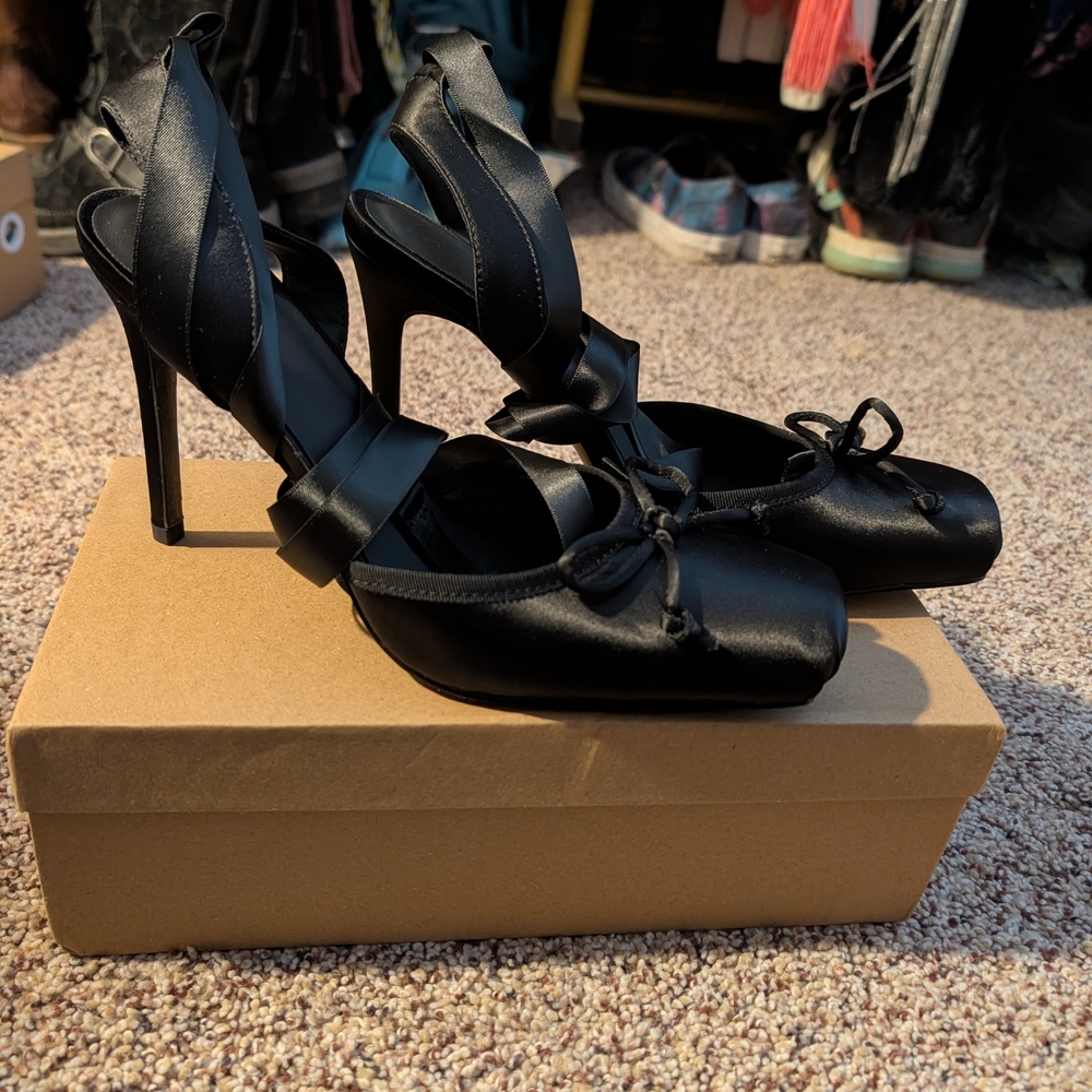 Elegant Black Women's Heels
